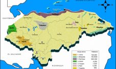 Mapa de grupos étnicos de Honduras
