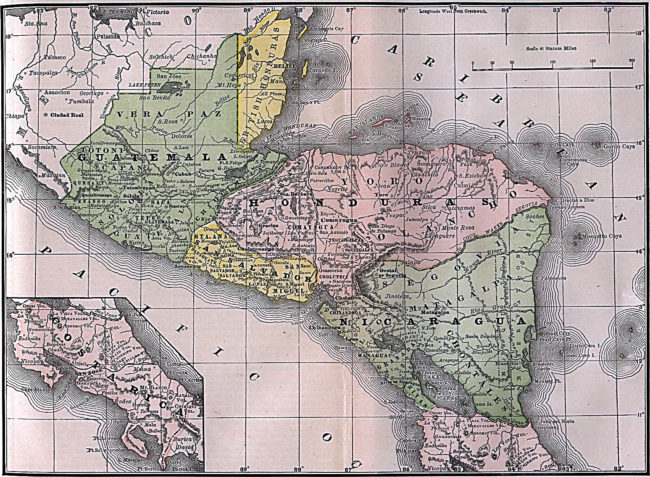 Mapas antiguos de Honduras