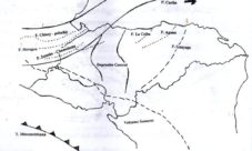 Mapa de fallas geológicas de Honduras