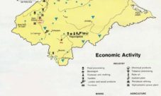 Mapa económico de Honduras